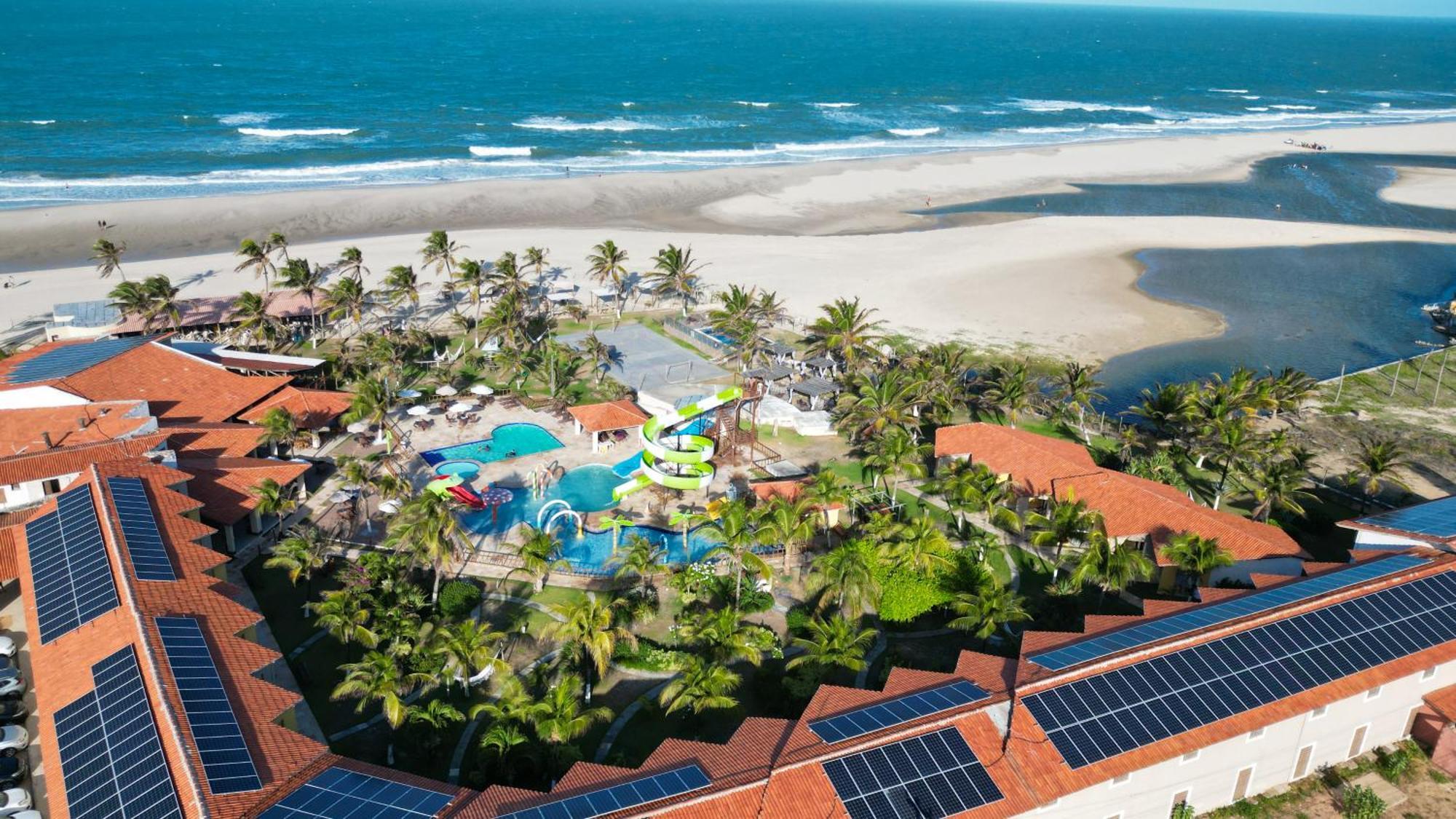 Jangadeiro Praia Hotel Resort - Pe Na Areia Aquiraz Buitenkant foto