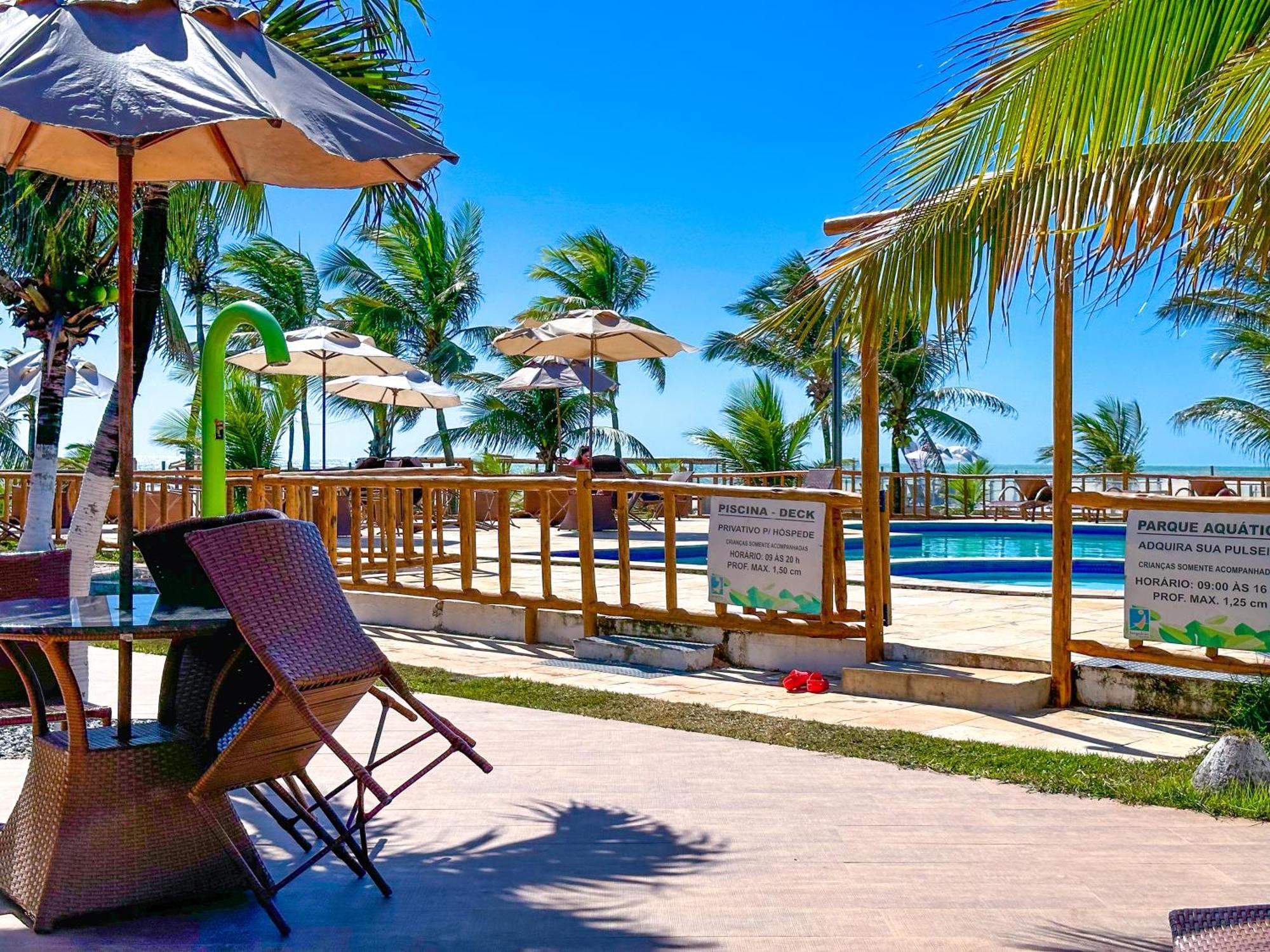 Jangadeiro Praia Hotel Resort - Pe Na Areia Aquiraz Buitenkant foto